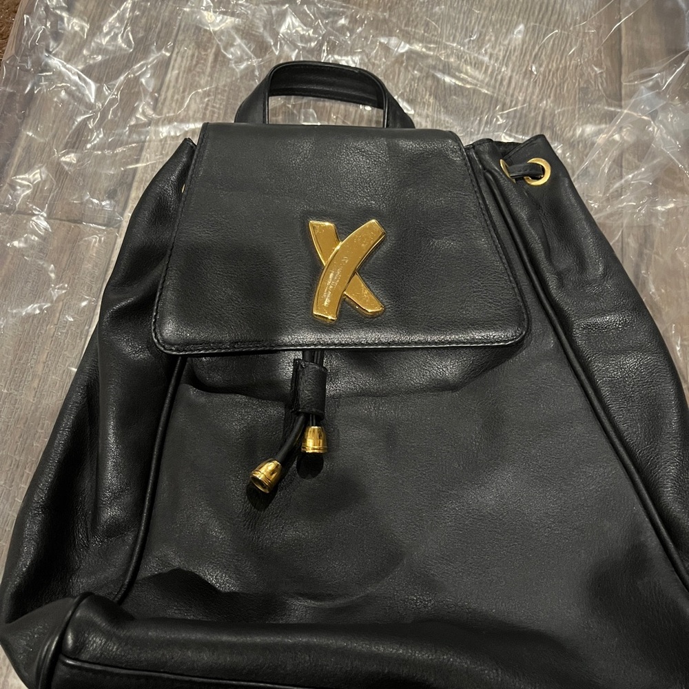 🖤 Paloma Picasso Sling Backpack Purse – Designer Leather Crossbody Bag VINTAGE